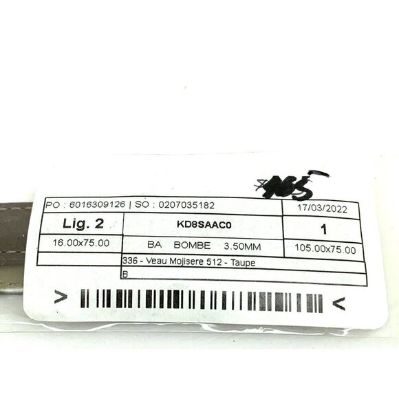 Cartier Women's Watch Replacement Band Brown Leather Strap 16mm KD8SAAC0 - Picture 3 of 7